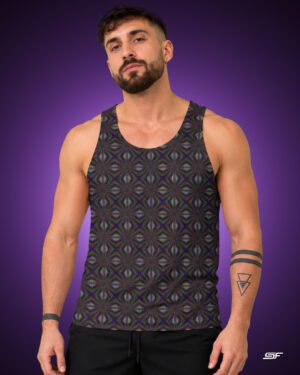 Fractalization | Psychedelic Visionary Art Men's Tank Top
