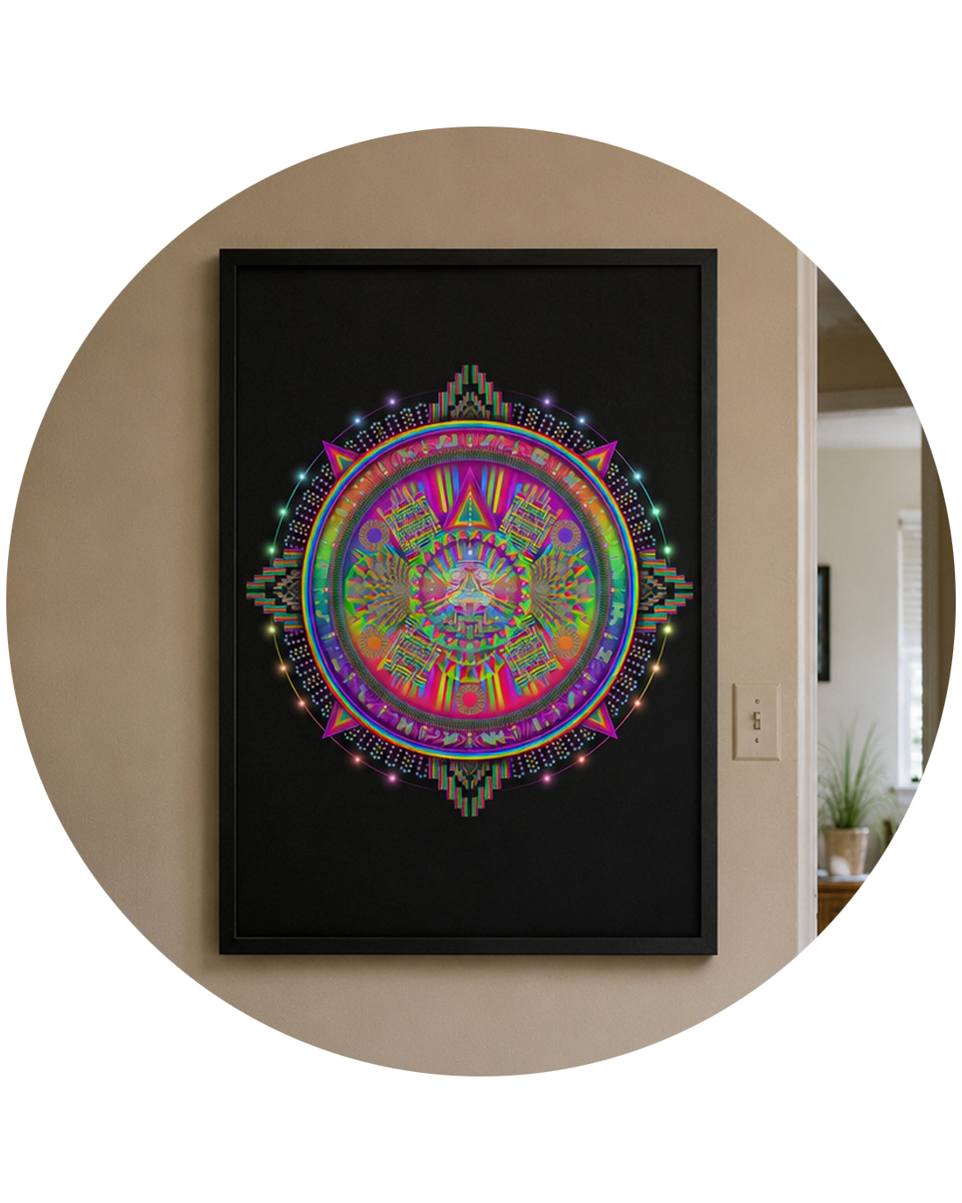 Psychedelic Visionary Art All-Over Metal Prints