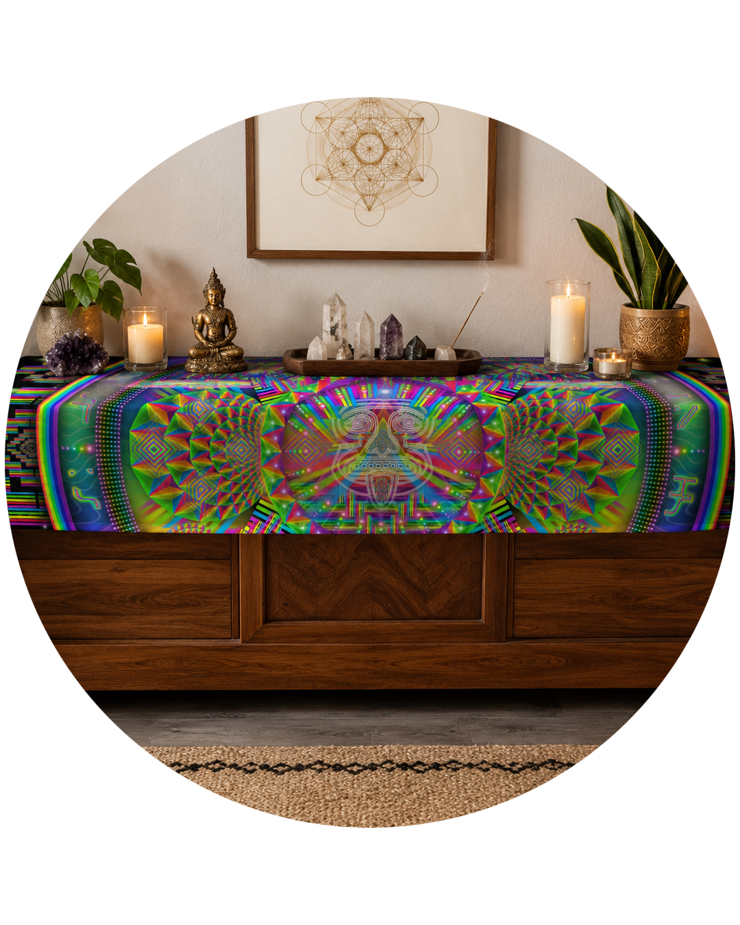 Psychedelic Visionary Art All-Over Altar Cloths