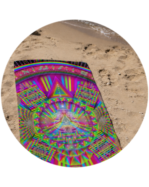 Psychedelic UV/RGB Beach Towels