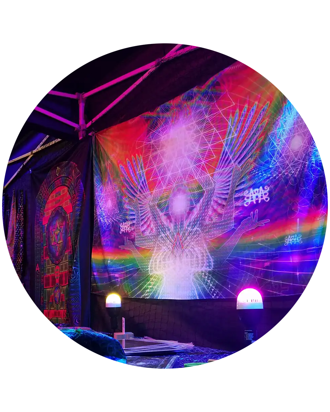 Psychedelic Visionary Art All-Over Tapestries