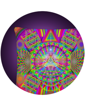 Psychedelic Visionary Art Throw Pillows