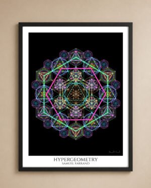 Hypergeometry | Psychedelic Visionary Art Print