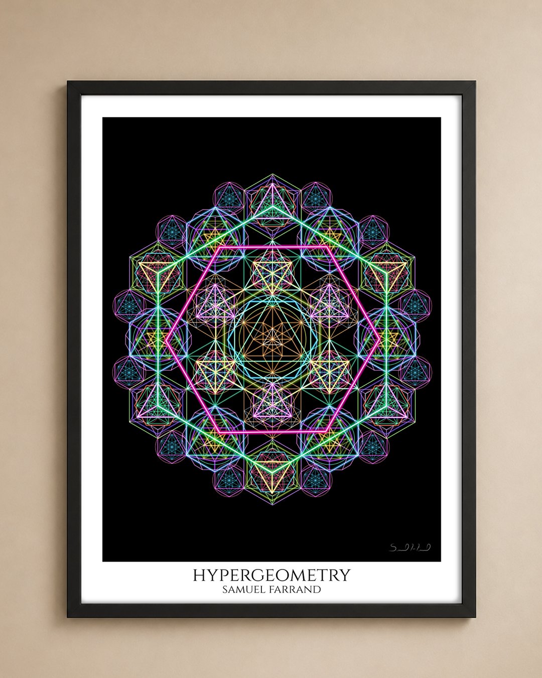 Hypergeometry | Psychedelic Visionary Art Print