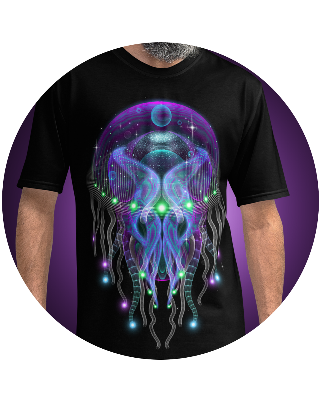 Men's Psychedelic Visionary Art Graphic T-Shirts