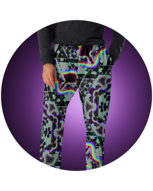 Men's Psychedelic Visionary Art Joggers