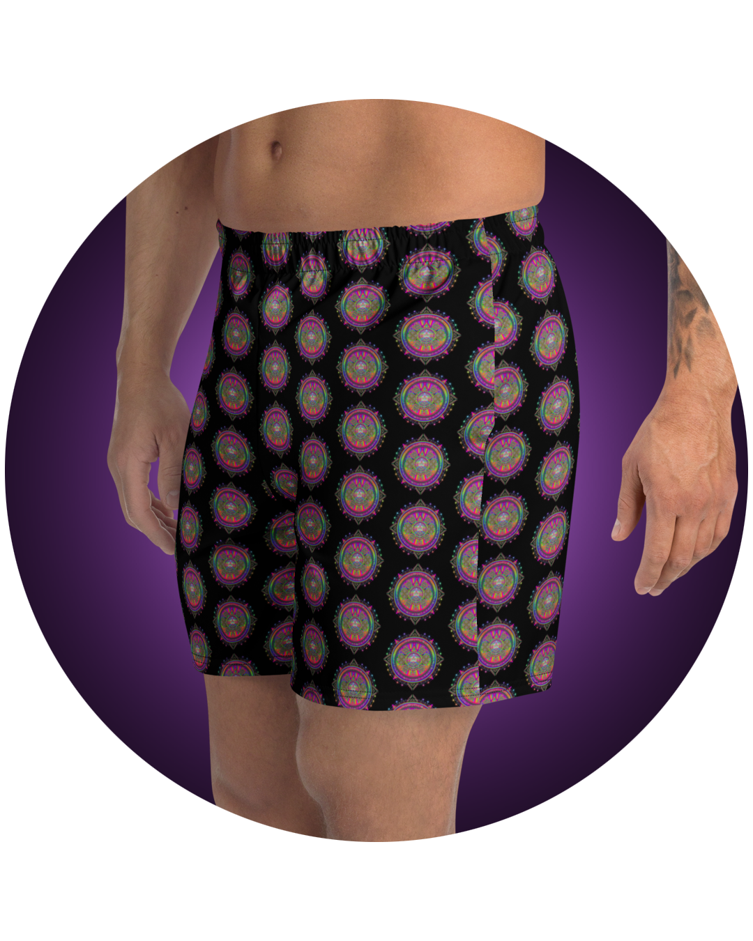 Men's Psychedelic Visionary Art Shorts