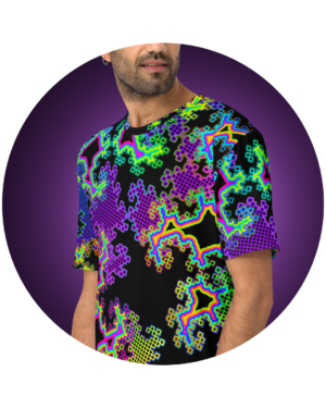 Men's Psychedelic Visionary Art All-Over T-Shirts