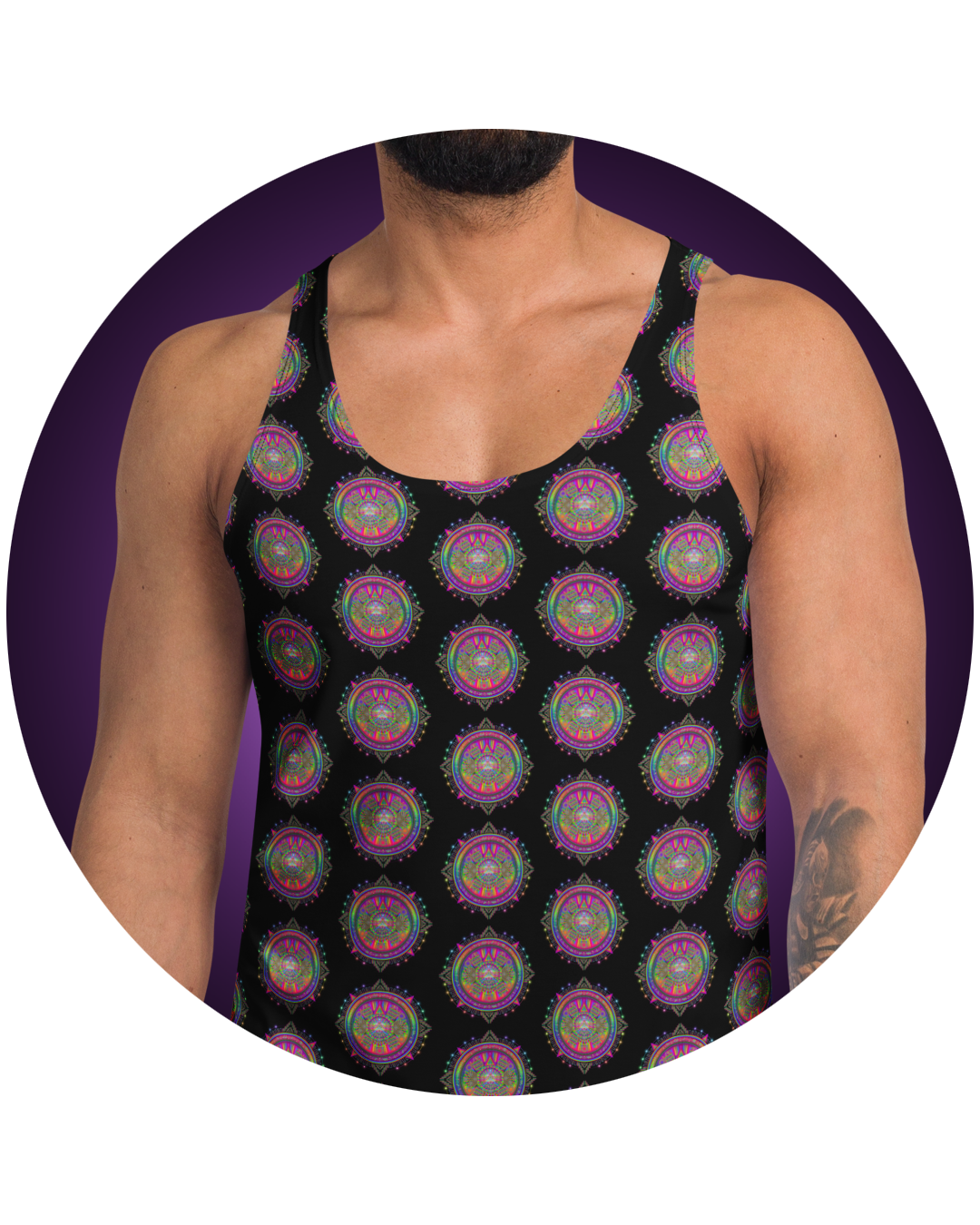 Men's Psychedelic Visionary Art Tank Tops