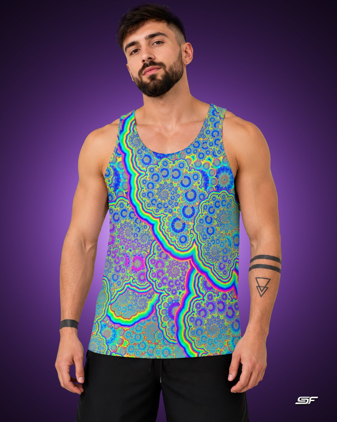 Neuroverse | Psychedelic Visionary Art Men's Tank Top
