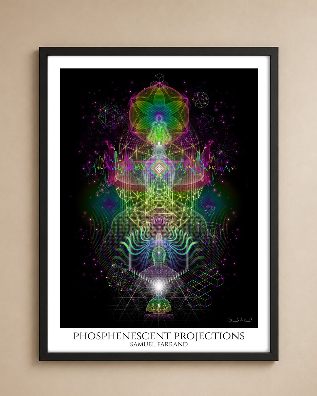 Phosphenescent Projections | Psychedelic Visionary Art Print