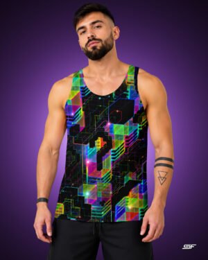 Question Everything | Psychedelic Visionary Art Men's Tank Top