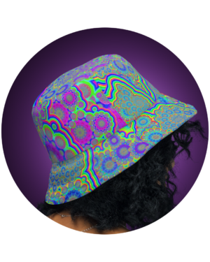 Unisex Psychedelic Visionary Art Bucket Hats