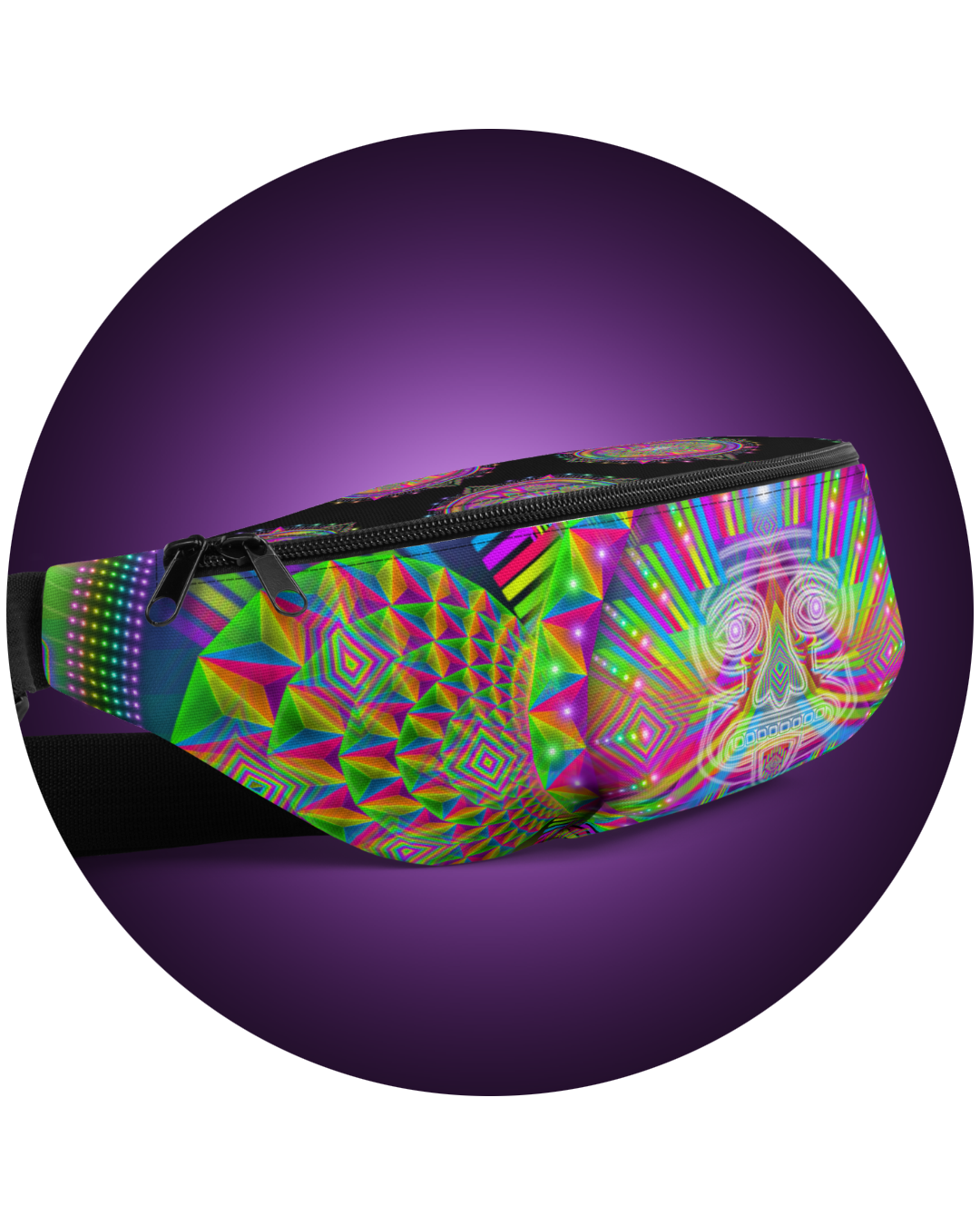 Unisex Psychedelic Visionary Art Fanny Packs