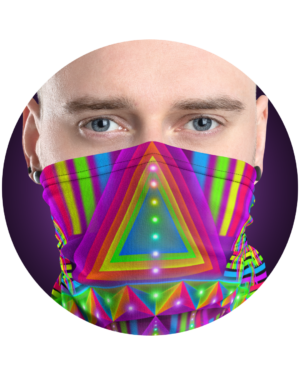 Unisex Psychedelic Visionary Art Neck Gaiters