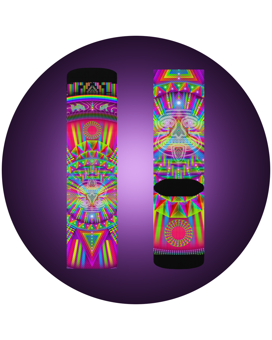 Unisex Psychedelic Visionary Art Socks