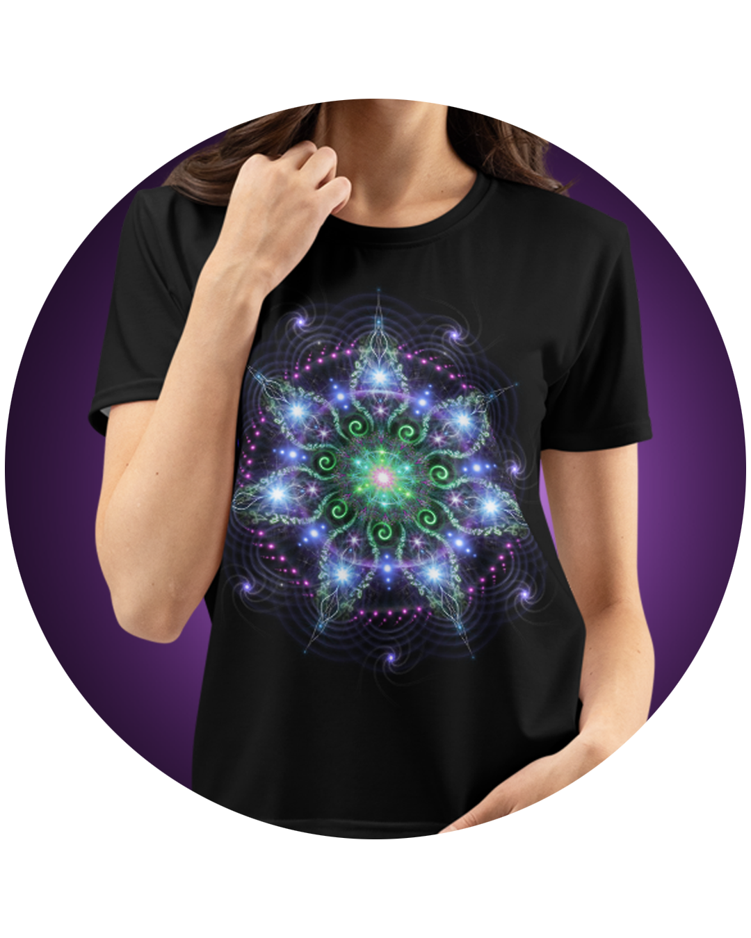 Women's Psychedelic Visionary Art Graphic T-Shirts