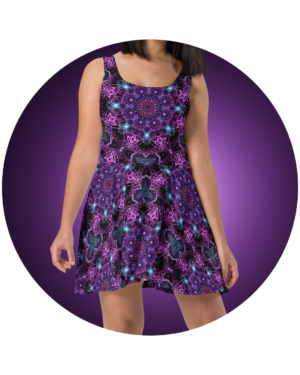 Women's Psychedelic Visionary Art Skater Dresses