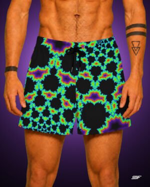 Mandelblot | Psychedelic Visionary Art Men's Board Shorts