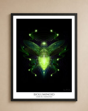 Bioluminoid | Psychedelic Visionary Art Print
