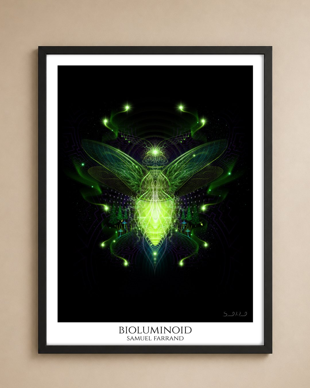 Bioluminoid | Psychedelic Visionary Art Print