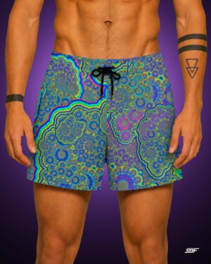 Neuroverse | Psychedelic Visionary Art Men's Board Shorts