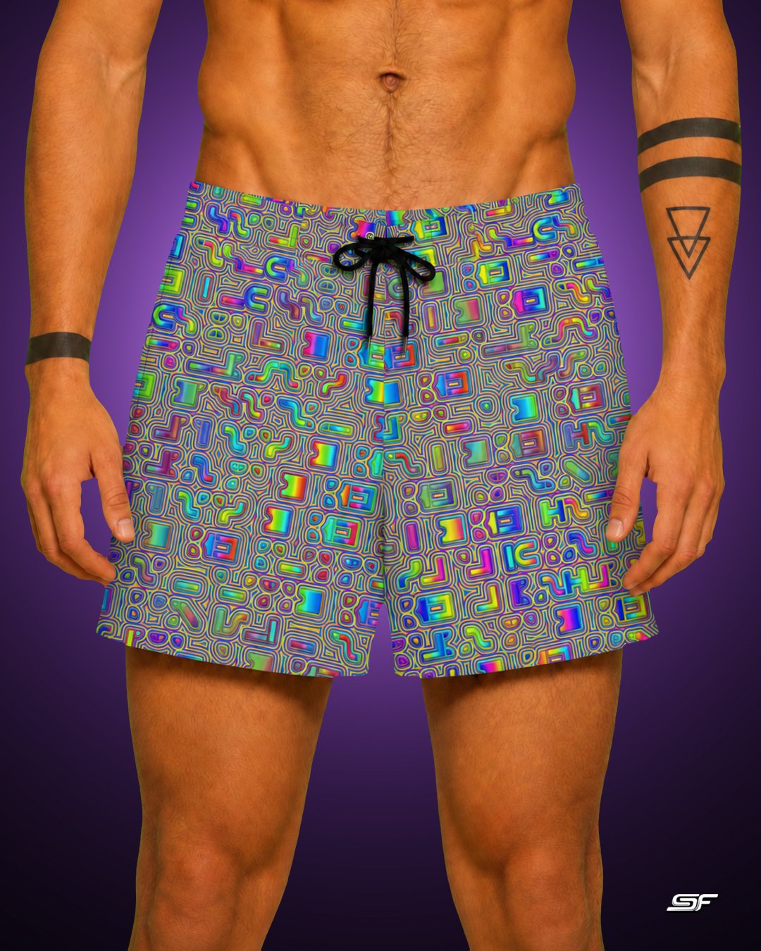 Psyliscious | Psychedelic Visionary Art Men's Board Shorts