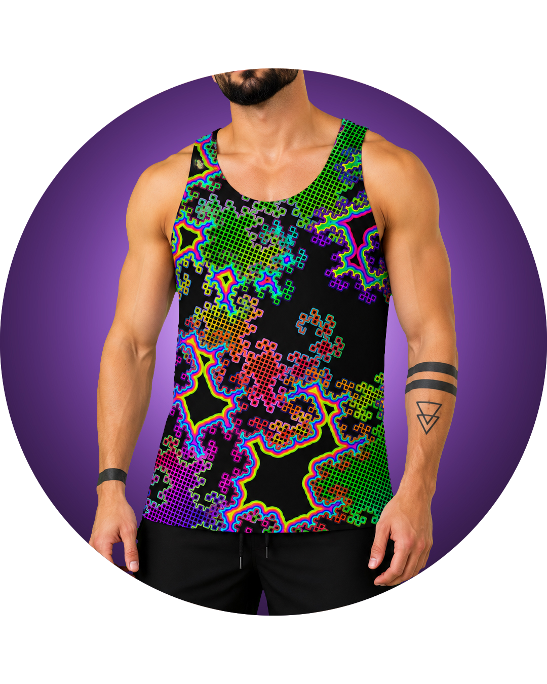Men's Psychedelic Visionary Art Tank Tops