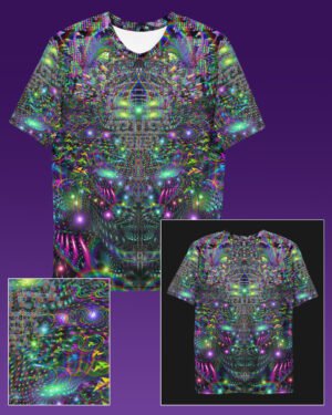 Huachamama | Psychedelic Visionary Art Men’s All-Over T-Shirt