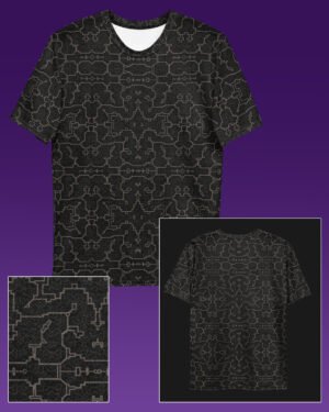Kene | Psychedelic Visionary Art Men’s All-Over T-Shirt