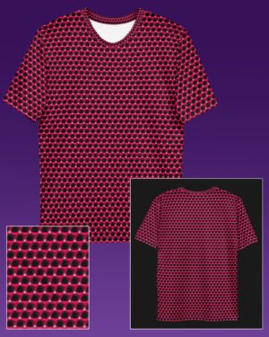 Ruby Prism | Psychedelic Visionary Art Men’s All-Over T-Shirt