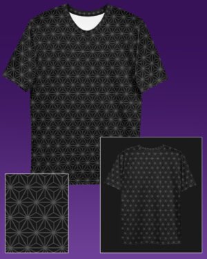Tetrahedron | Psychedelic Visionary Art Men’s All-Over T-Shirt