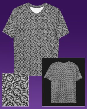 Thumbprint | Psychedelic Visionary Art Men’s All-Over T-Shirt