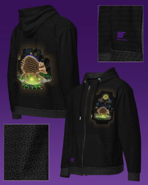 Jimothy | Psychedelic Visionary Art Unisex All-Over Hoodie