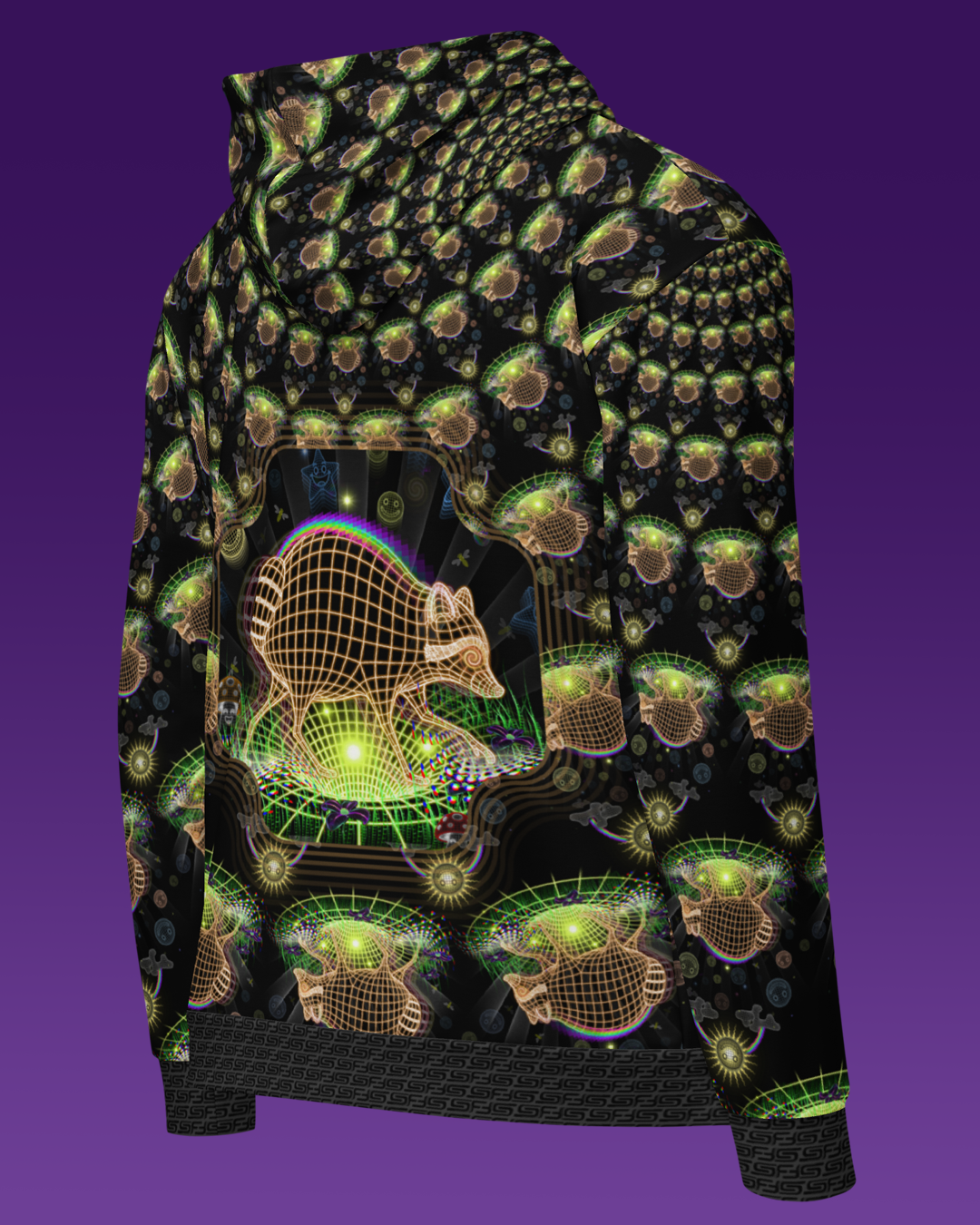 Jimothy | Psychedelic Visionary Art Unisex All-Over Legacy Hoodie - Image 3