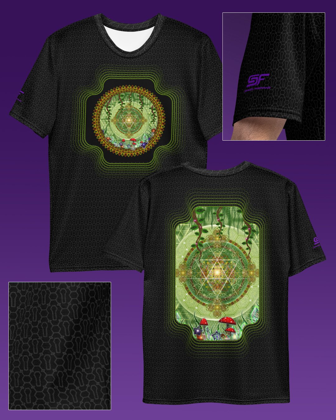 Entheopassage | Psychedelic Visionary Art Men’s All-Over T-Shirt