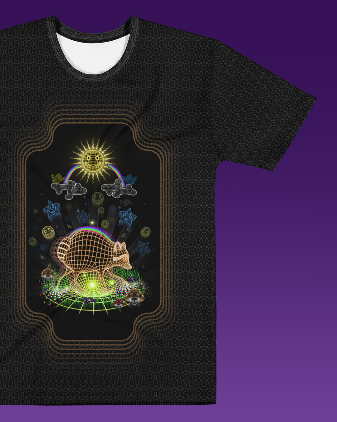 Jimothy | Psychedelic Visionary Art Men’s All-Over T-Shirt - Image 2