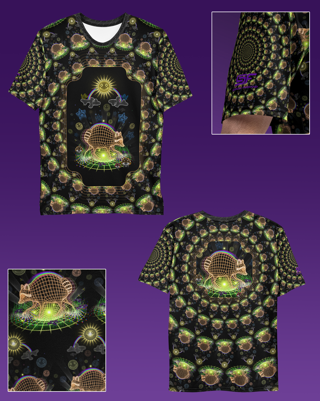 Jimothy | Psychedelic Visionary Art Men’s All-Over Legacy T-Shirt