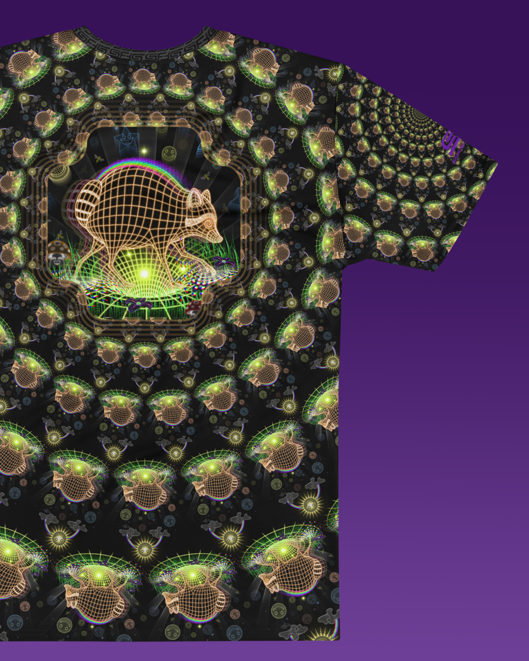 Jimothy | Psychedelic Visionary Art Men’s All-Over Legacy T-Shirt - Image 3