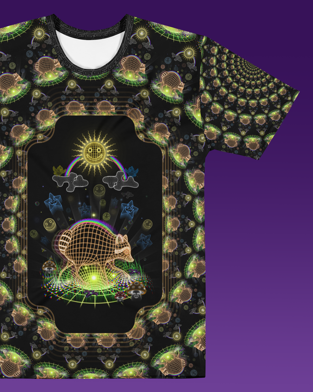 Jimothy | Psychedelic Visionary Art Men’s All-Over Legacy T-Shirt - Image 2