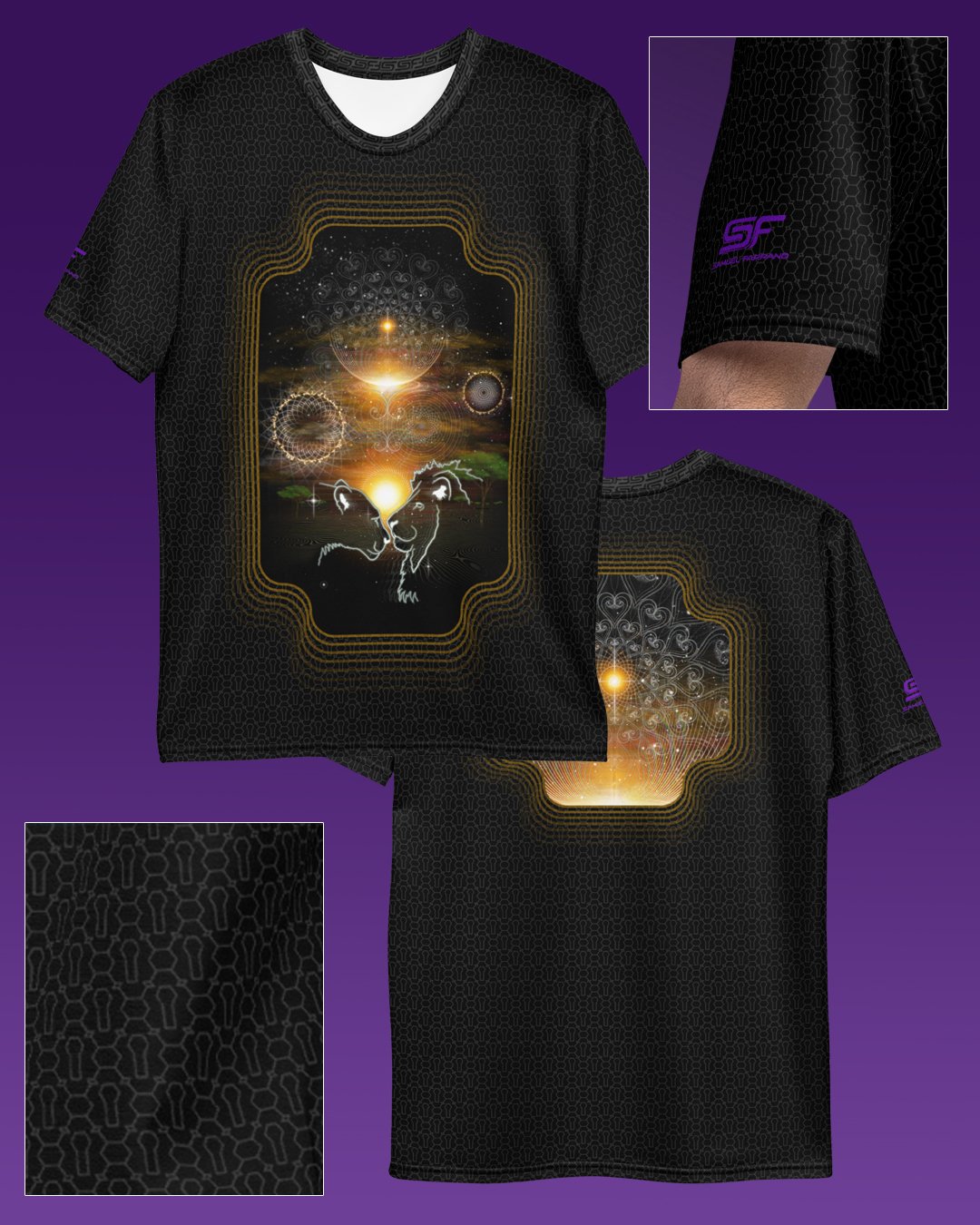 Love Prevails | Psychedelic Visionary Art Men’s All-Over T-Shirt