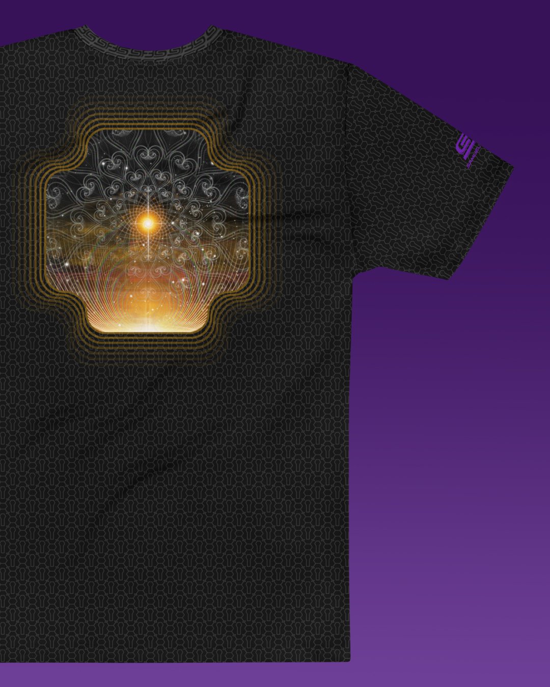 Love Prevails | Psychedelic Visionary Art Men’s All-Over T-Shirt - Image 3