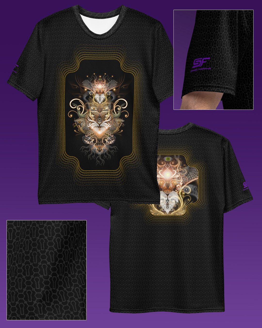 Natural Affinity | Psychedelic Visionary Art Men’s All-Over T-Shirt