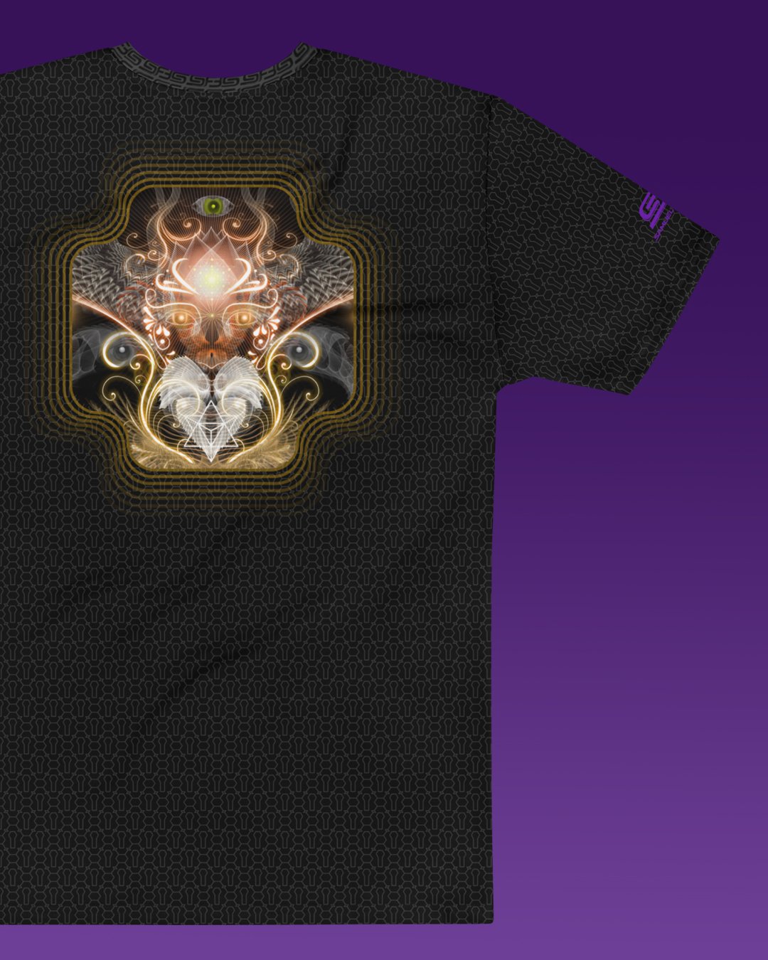 Natural Affinity | Psychedelic Visionary Art Men’s All-Over T-Shirt - Image 3