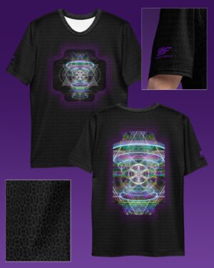 Source Generator | Psychedelic Visionary Art Men’s All-Over T-Shirt