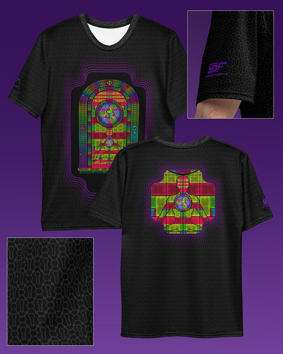 Window to the Soul | Psychedelic Visionary Art Men’s All-Over T-Shirt