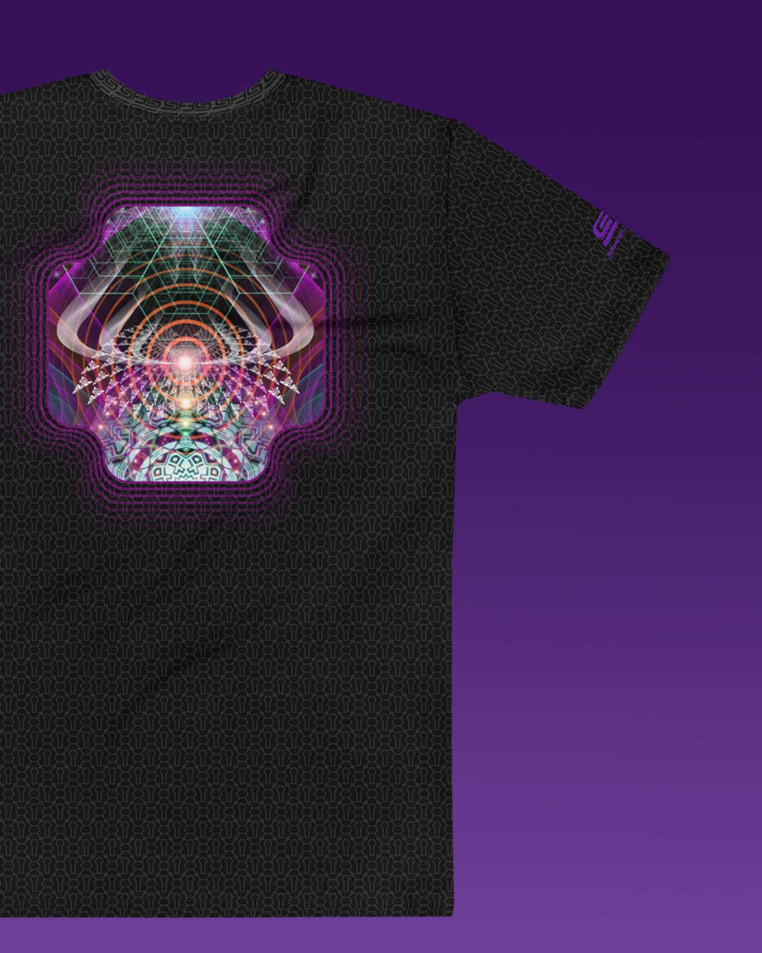 Xooli Gala | Psychedelic Visionary Art Men’s All-Over T-Shirt - Image 3