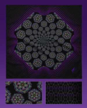 Hypergeometry | Psychedelic Visionary Art Bandana