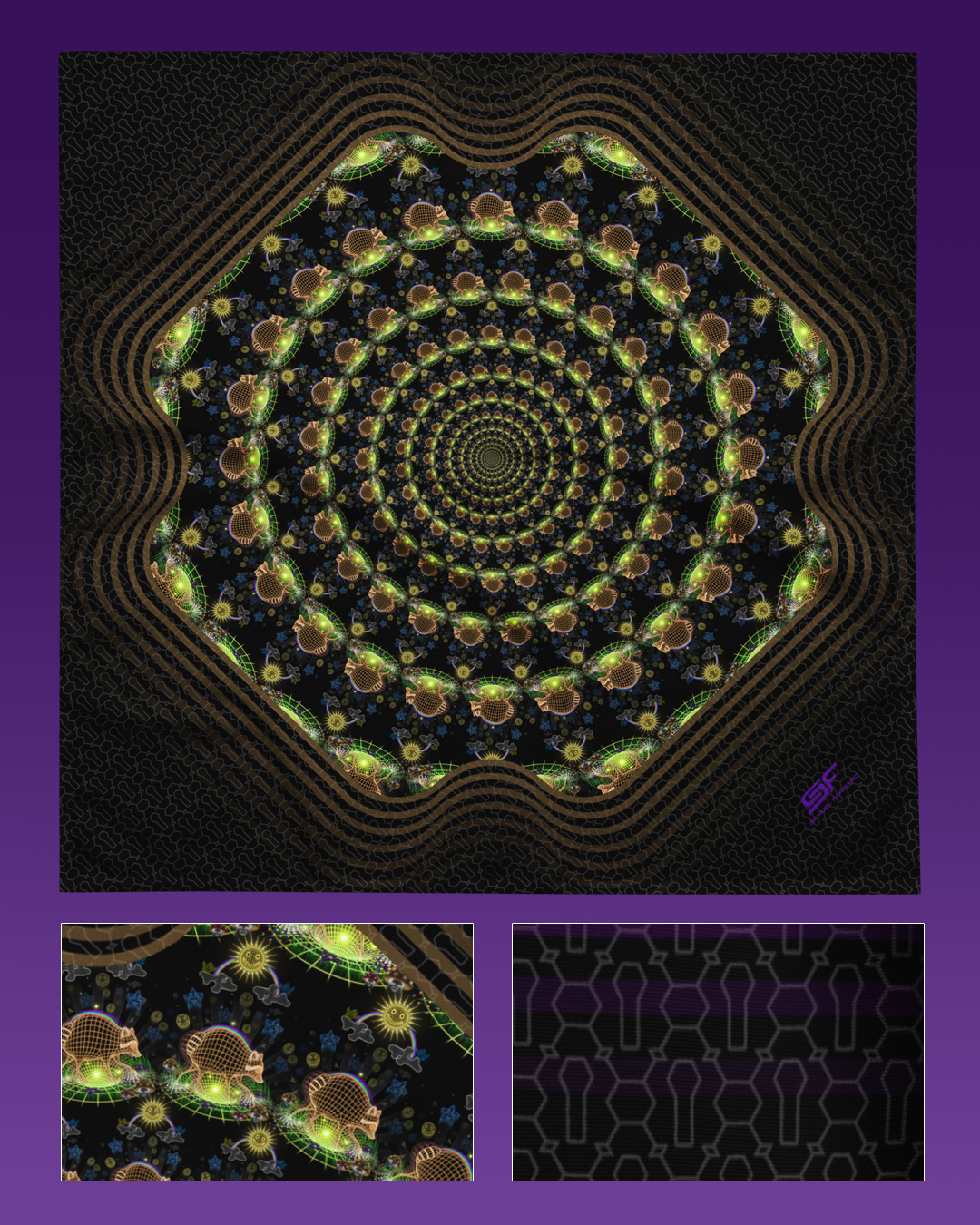 Jimothy | Psychedelic Visionary Art Bandana