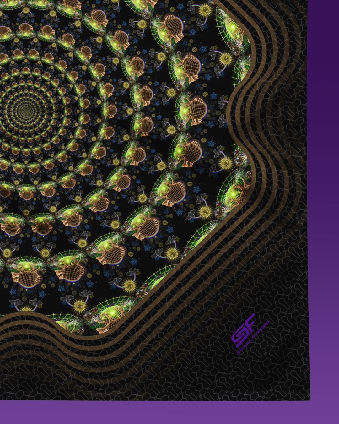Jimothy | Psychedelic Visionary Art Bandana - Image 2